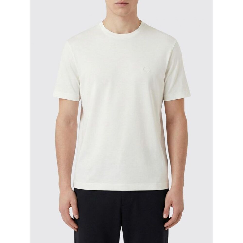 Giorgio Armani Men Basic Cotton T-Shirt Giorgio Armani